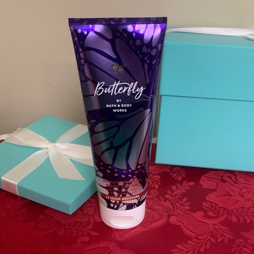 Bath & Body Works Butterfly Body lotion Cream - Deep Purple